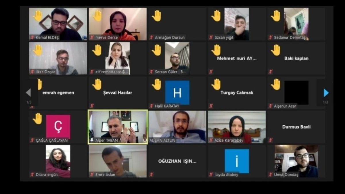 Başkan Taban, gen&ccedil;lerle bir araya geldi