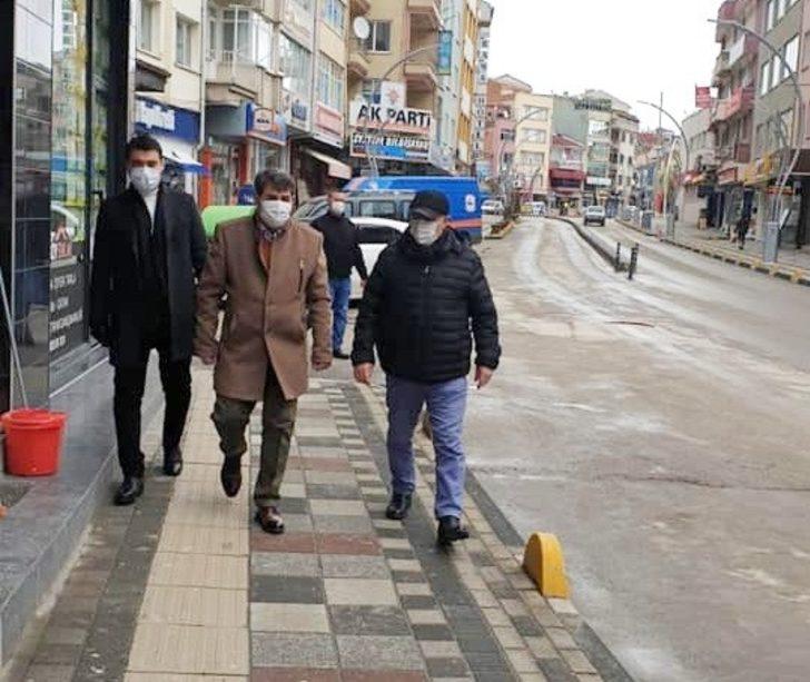 Kaymakam Tortop kısıtlama tedbirlerini yerinde inceledi G2