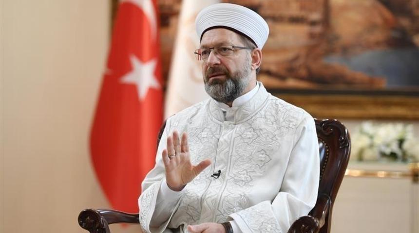 Diyanet İşleri Başkanı Erbaş, Danimarka'daki camiye yapılan saldırıyı kınadı
