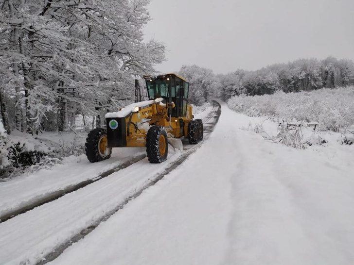 Hendek’te yoğun kar mesaisi G2