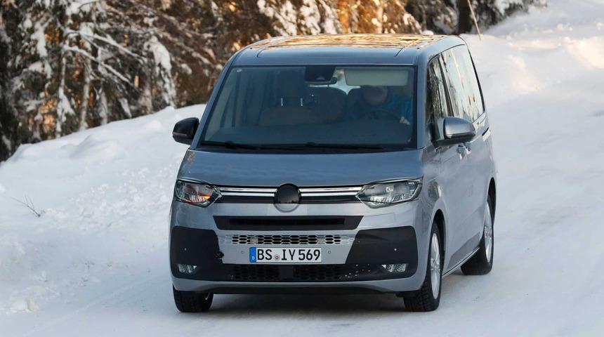 Volkswagen Trasnporter T7 kış testlerinde yakalandı!