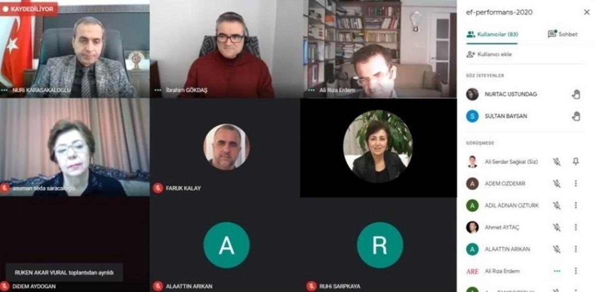 AD&Uuml; Eğitim Fak&uuml;ltesi 2020 Yılı Performans Toplantısı ger&ccedil;ekleşti