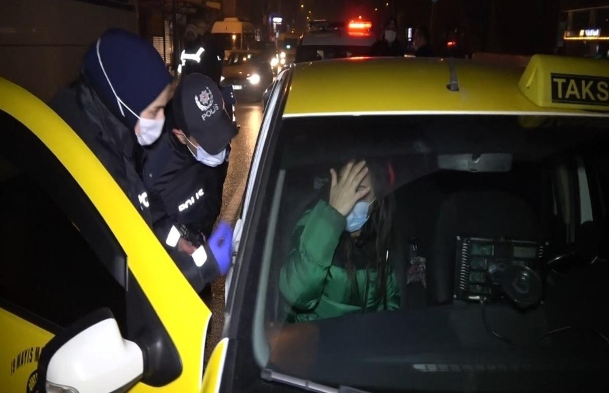 (&Ouml;zel) Ticari takside alkol alırken yakalanan gen&ccedil; kadın, "hastaneye gidiyordum" dedi