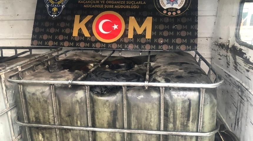 Adana&rsquo;da 2 bin litre ka&ccedil;ak akaryakıt ele ge&ccedil;irildi