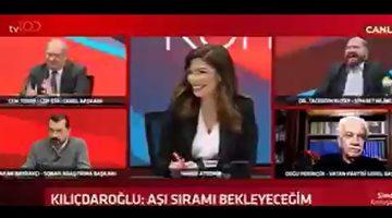 TV100 kanalı canlı yayınında Doğu Perin&ccedil;ek sinirlendi: Otur orada adam gibi!