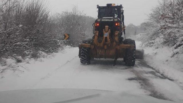 Balıkesir’de kapalı yollar açıldı