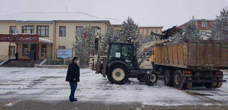 Aşkale’de karla mücadele çalışmaları G4