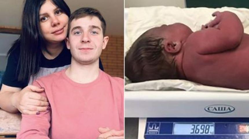 Üvey oğlu ile evlenen Instagram fenomeni Marina Balmasheva doğum yaptı