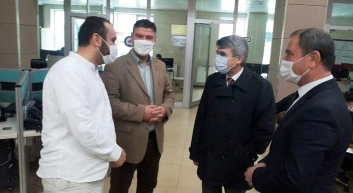 Rektör Uysal, 112 Acil Çağrı Merkezini ziyaret etti G3