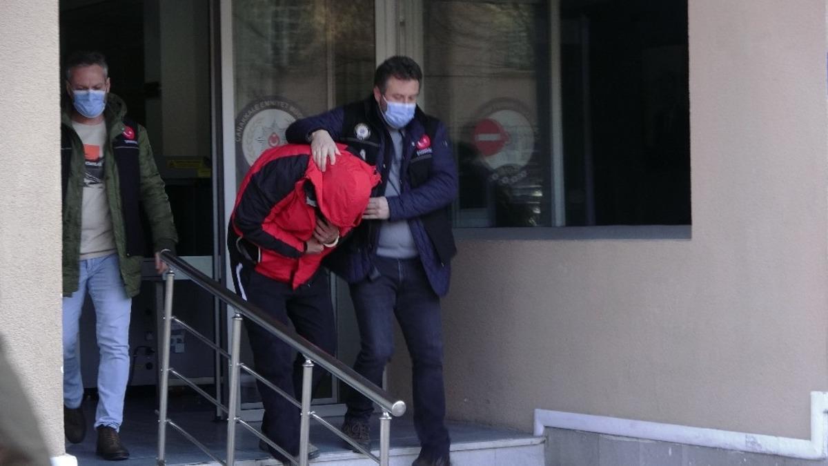 &Ccedil;anakkale&rsquo;de 5 kadını elle taciz eden zanlı adliyeye sevk edildi