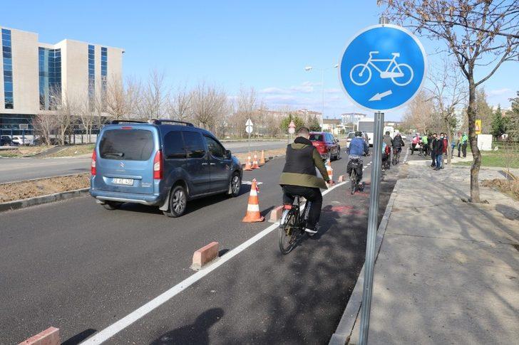 6 kilometrelik bisiklet yolu oluşturuldu G2