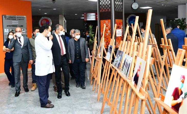 Sağlık çalışanlarından korona virüs farkındalık sergisi G3