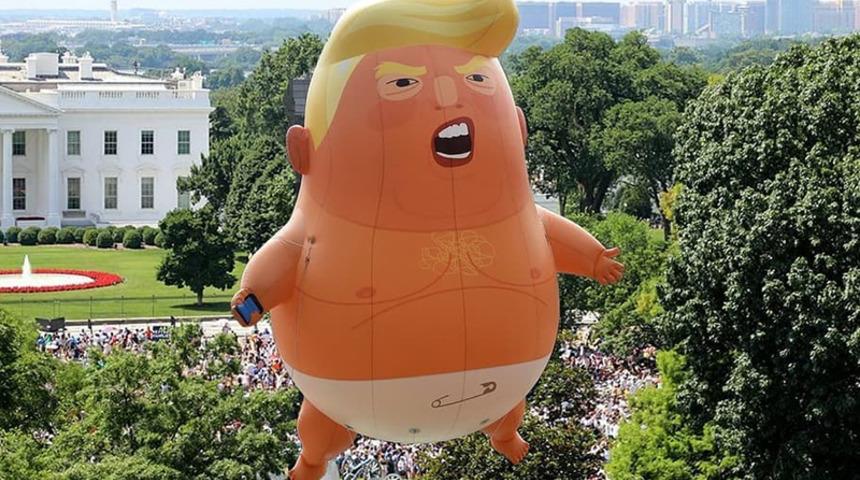 'Bebek Trump' balonu Londra Müzesi'nde sergilenecek