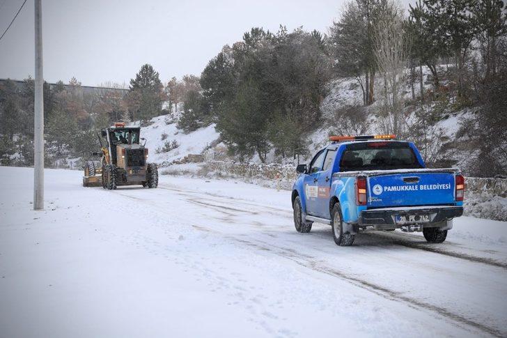 Pamukkale Belediyesi kar mesaisinde G3