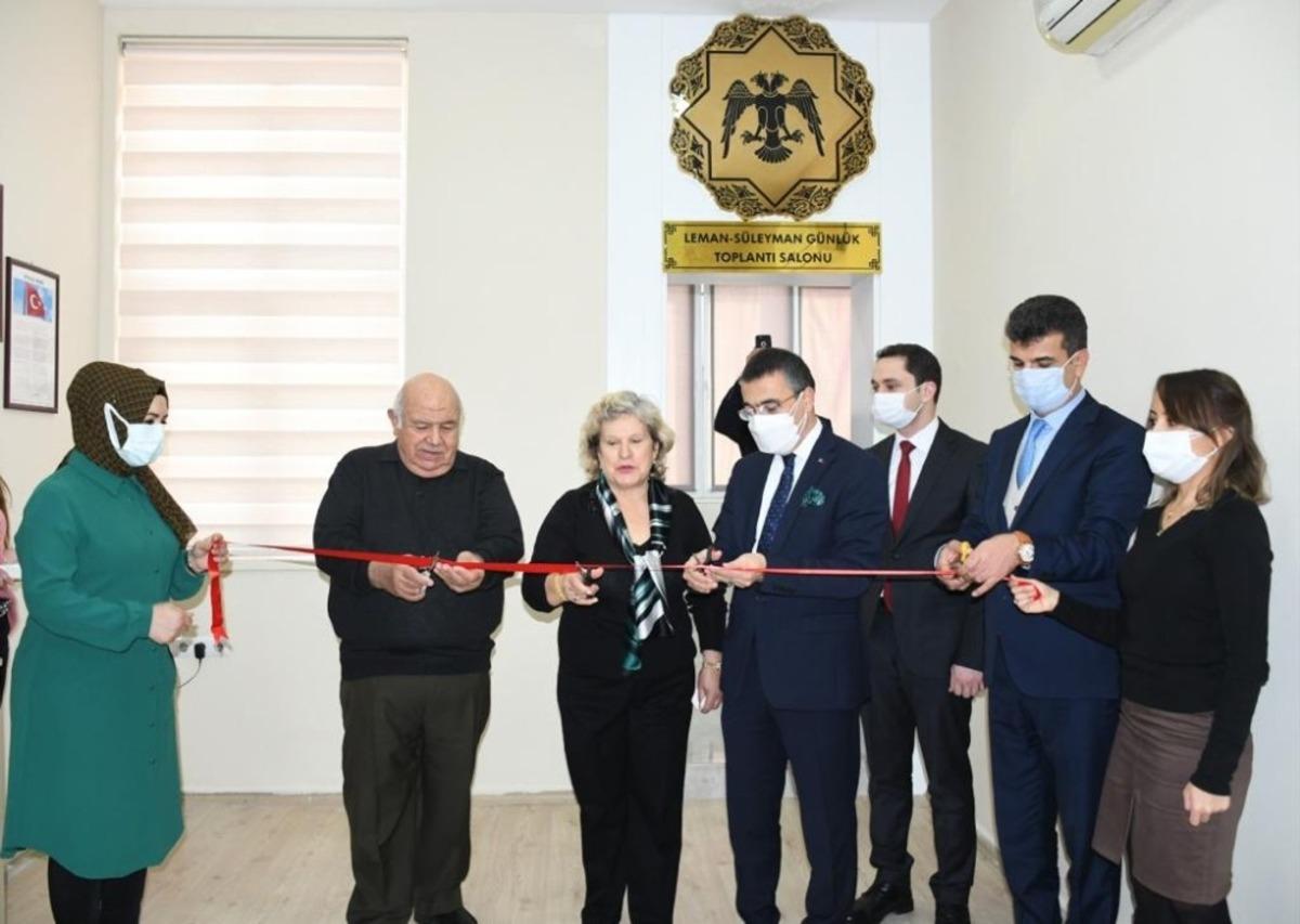 G&uuml;nl&uuml;k Ailesi tarafından yaptırılan toplantı salonu hizmete a&ccedil;ıldı