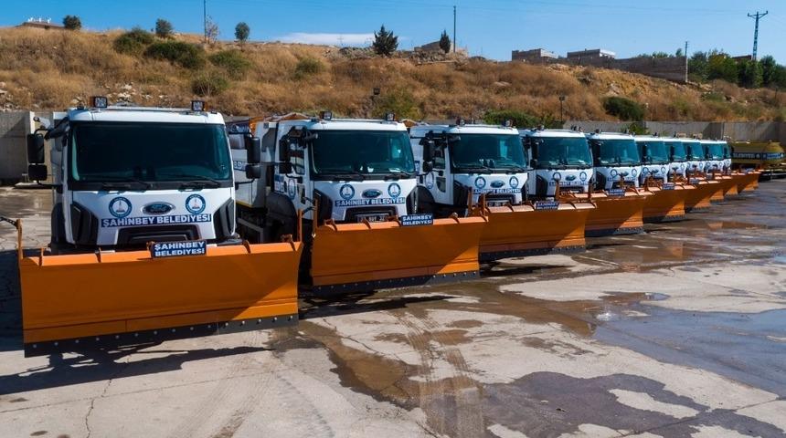 Şahinbey&rsquo;de karla m&uuml;cadele 137 kişilik ekip ile y&uuml;r&uuml;t&uuml;lecek