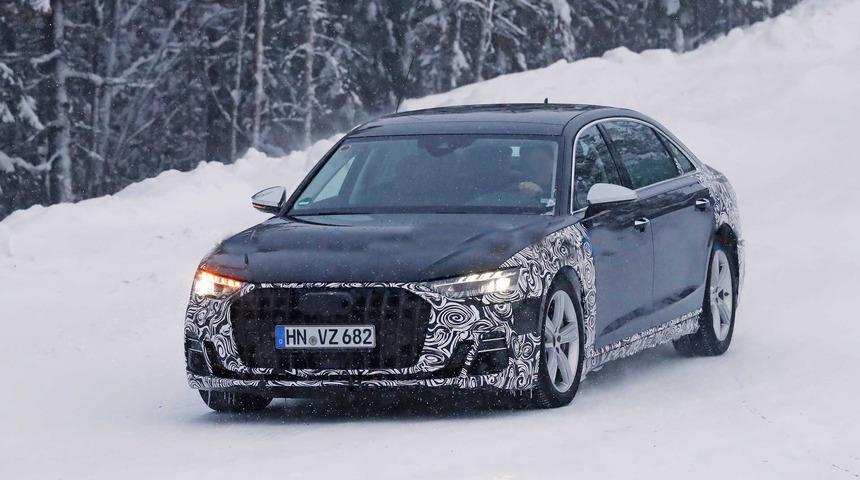 2022 Audi A8 L kamuflajlı yakalandı