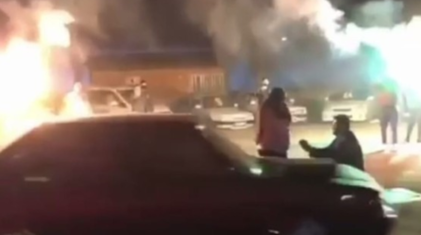 Antalya’da drift eşliğinde evlilik teklifi