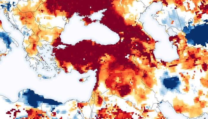 NASA Türkiye'nin yer altı sularının haritasını paylaştı! Kuraklık uyarısı
