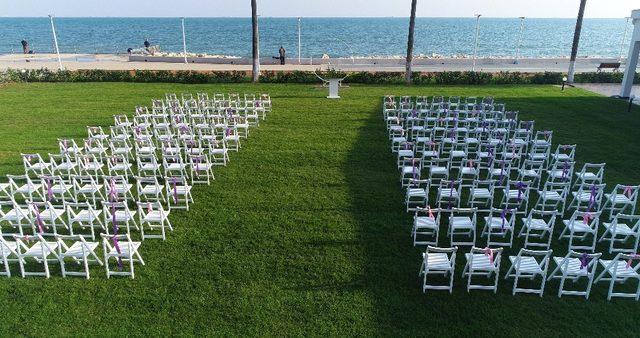 Mersin Büyükşehir Belediyesinin nikah salonu hizmete açıldı