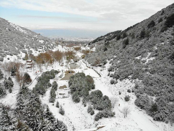 Denizli’yi kaplayan beyaz örtü kendine hayran bıraktırdı G1