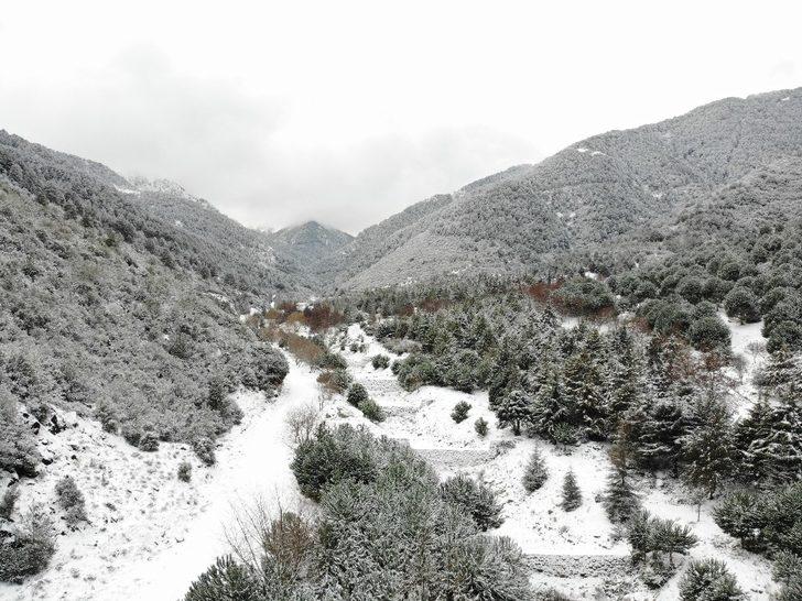 Denizli’yi kaplayan beyaz örtü kendine hayran bıraktırdı G5