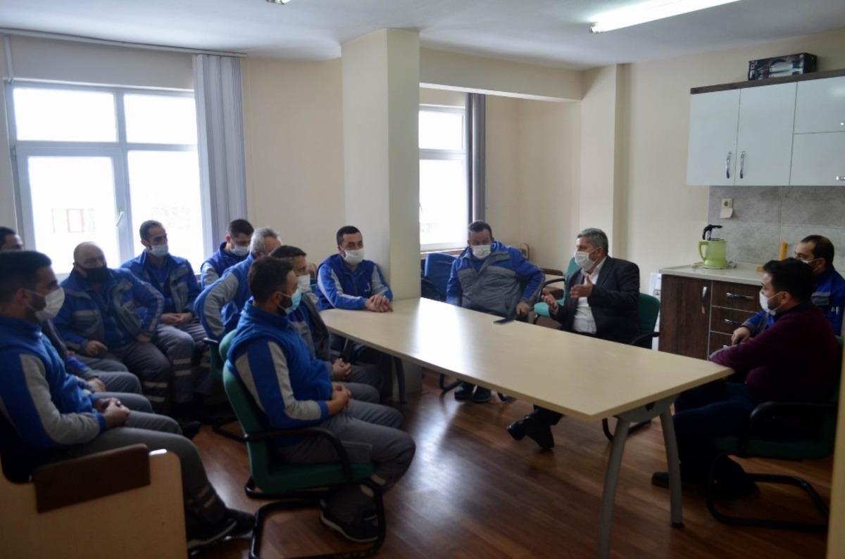 Başkan &Ouml;zkan Altun KCETAŞ B&uuml;nyan İşletme Şefliği&rsquo;ni ziyaret etti