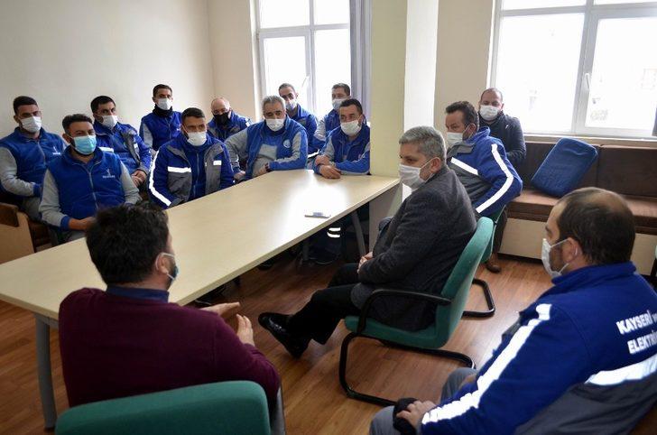 Başkan Özkan Altun KCETAŞ Bünyan İşletme Şefliği’ni ziyaret etti G3