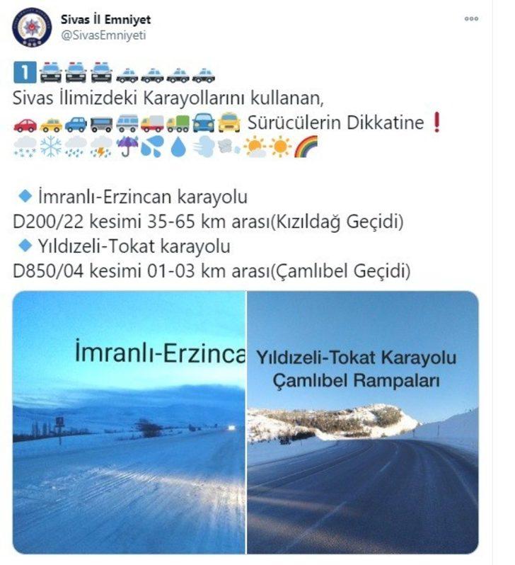 Sürücülere sosyal medya üzerinden buzlanma uyarısı G3