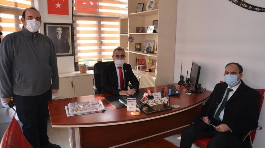 Rekt&ouml;r Beydemir&rsquo;den kentteki basın mensuplarına ziyaret