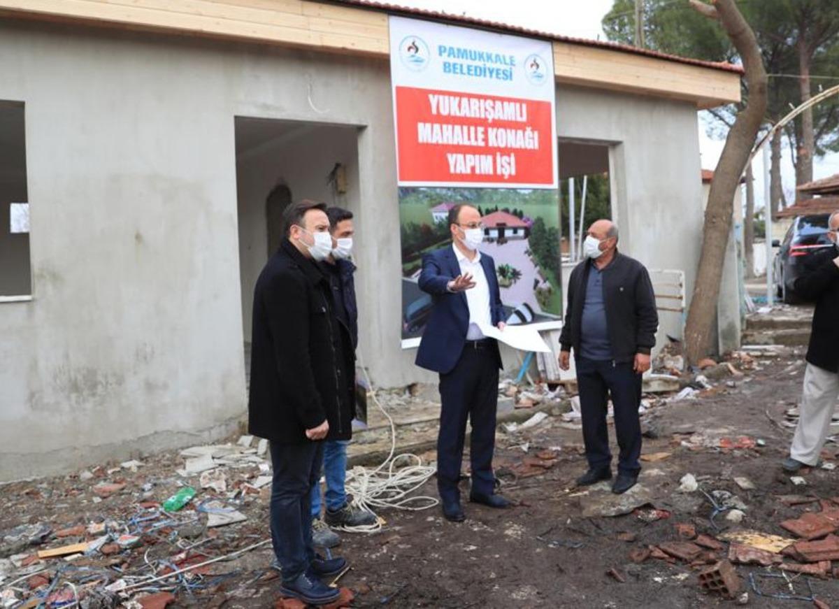 500 metrekarelik alan &uuml;zerine inşa edilen mahalle konağında sona yaklaşıldı