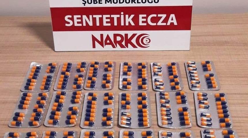 K&uuml;tahya&rsquo;da 269 adet uyuşturucu hap ele ge&ccedil;irildi