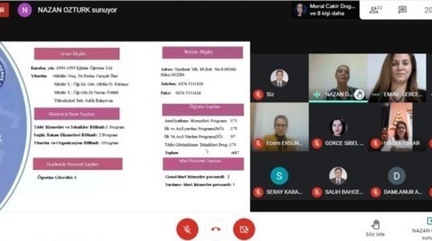 S&ouml;ke Sağlık Hizmetleri MYO &rsquo;Performans Değerlendirme Toplantısını ger&ccedil;ekleştirildi