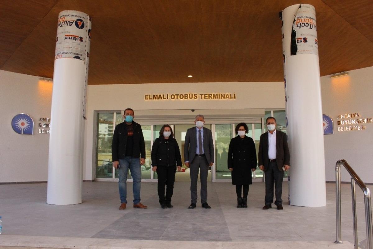 Elmalı otogarı a&ccedil;ılışa hazır