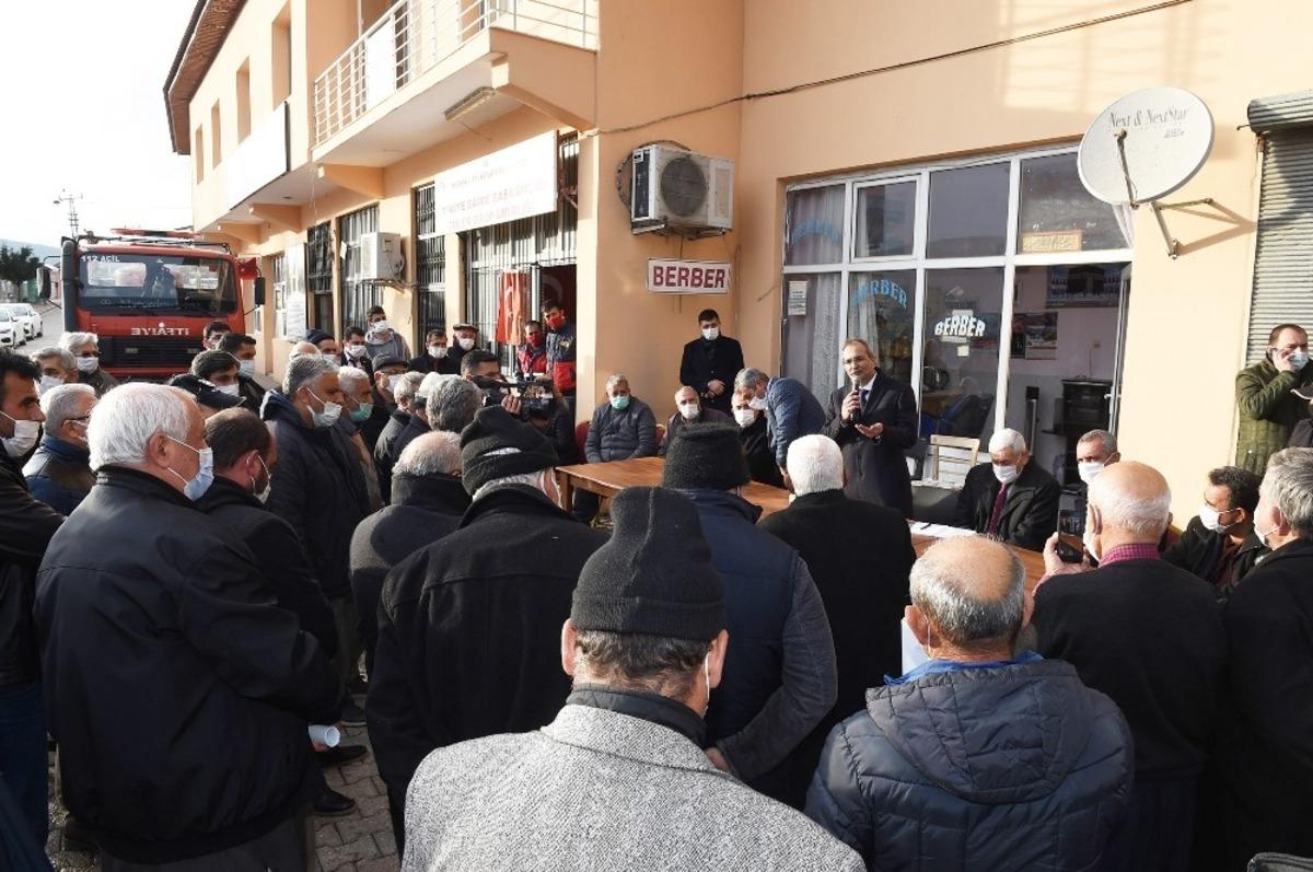 Başkan Bozdoğan, bir g&uuml;nde 15 k&ouml;y gezip vatandaşlarla buluştu