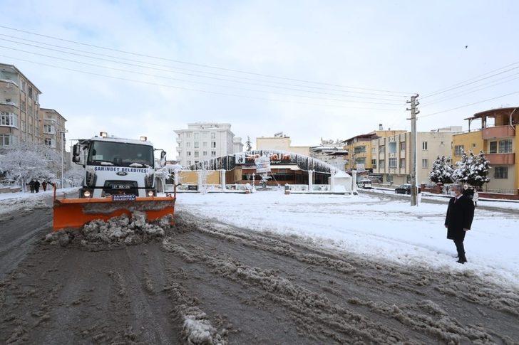 Şahinbey’de karlı yollara anında müdahale G2