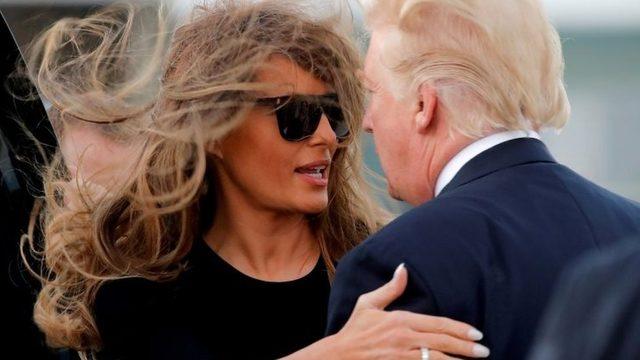 Melania ve Donald Trump, geleneğin aksine Biden'ları Beyaz Saray'da karşılamayacak.