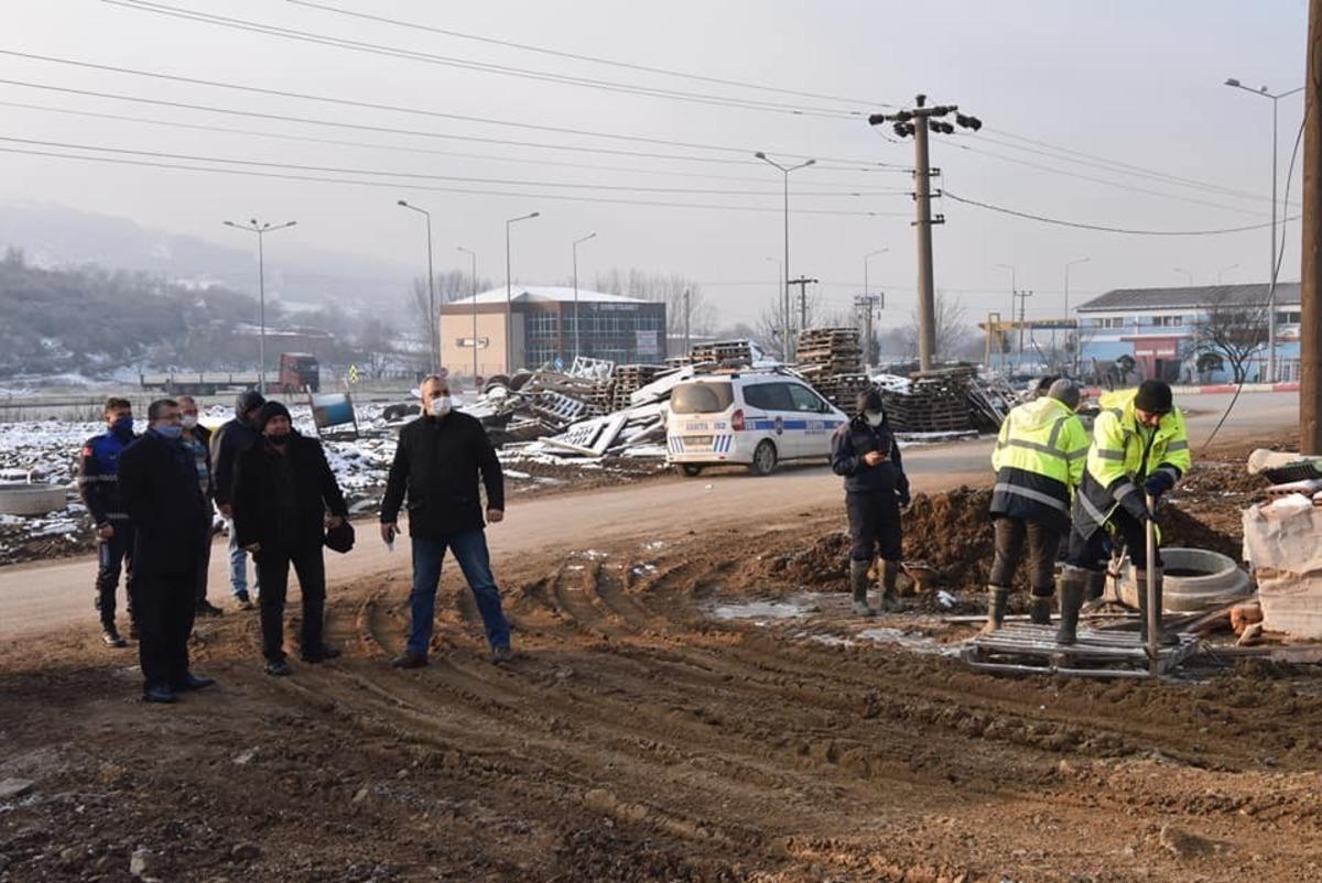 Başkan &Ouml;z &ccedil;alışmaları yerinde inceledi