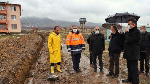 Kulp’ta altyapı çalışmaları sürüyor