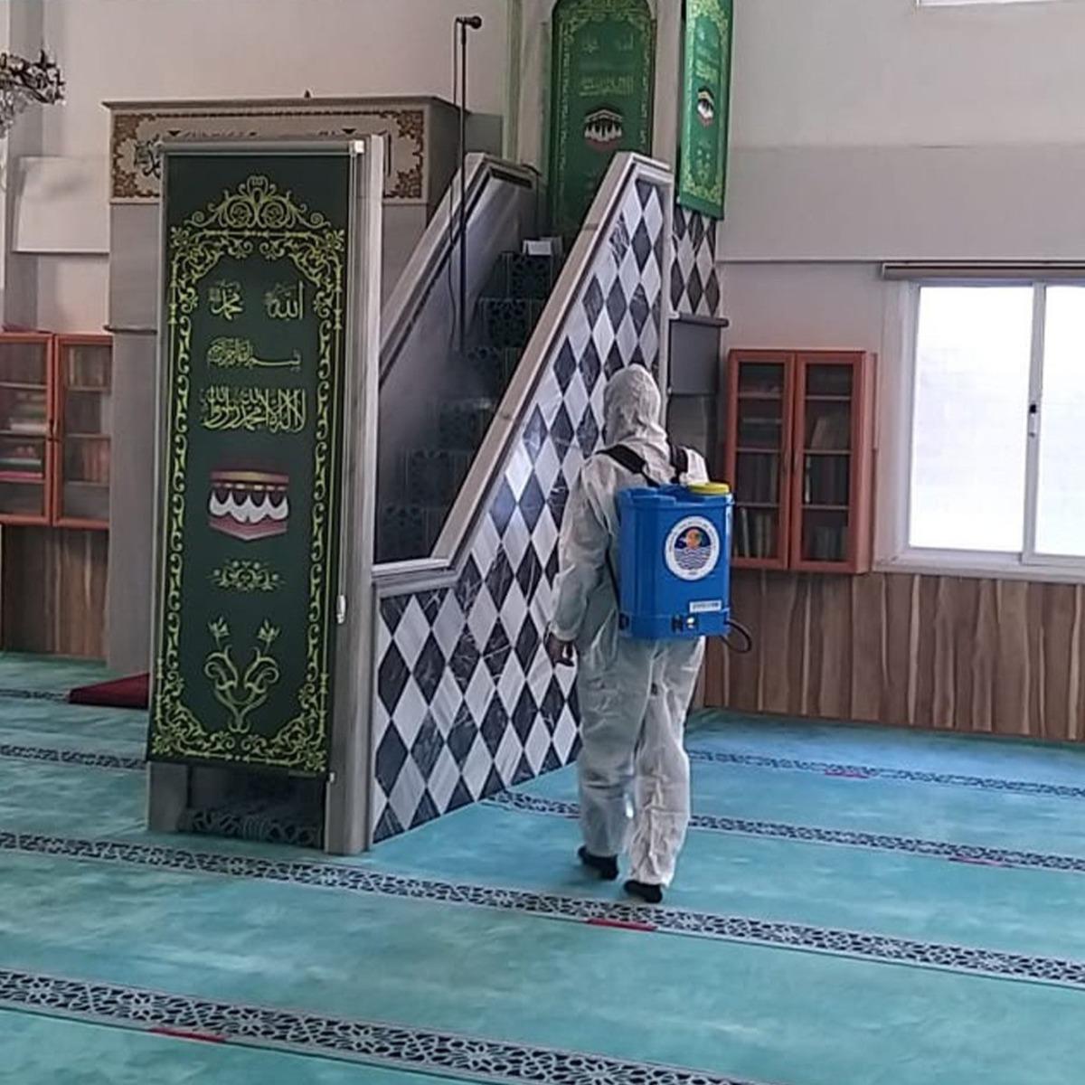 Yenişehir&rsquo;de ibadethaneler ve ASM&rsquo;ler dezenfekte ediliyor