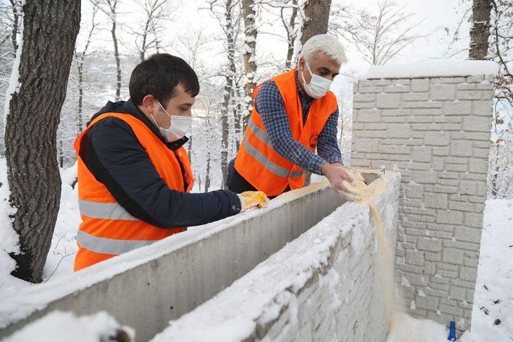 Atakum’dan 42 farklı noktada kuşlara yem G3