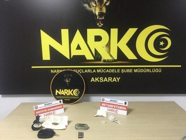 Aksaray&rsquo;da uyuşturucu operasyonu: 2 tutuklama 1