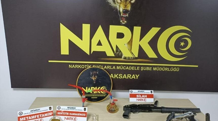 Aksaray&rsquo;da uyuşturucu operasyonu: 2 tutuklama