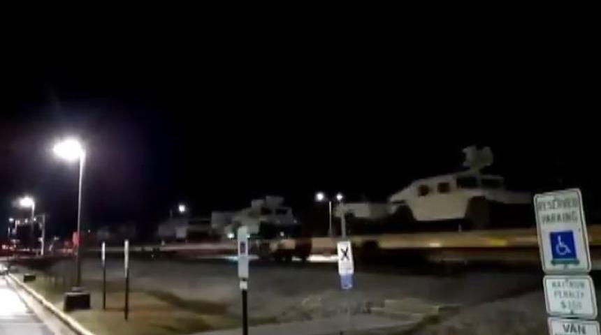 ABD tarihi devir teslim törenine hazırlanıyor: 117 askeri araç takviyesi