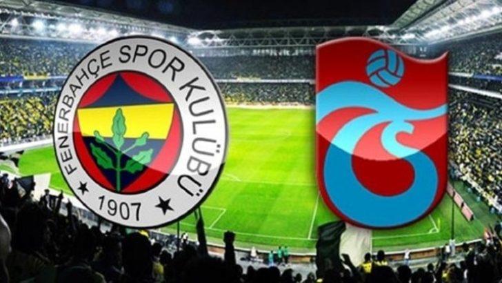 Fenerbahçe Trabazonspor maçı canlı izle: Maçı canlı yayınlayan kanallar için tıklayın!