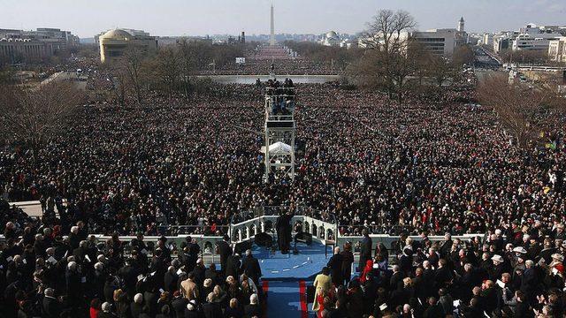 Barack Obama'nın 2009'daki yemin törenini 2 milyon kişi izlemişti