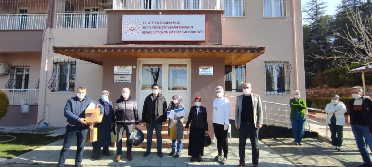 Kula Rehabilitasyon Merkezi&rsquo;nde aşılama &ccedil;alışması başladı