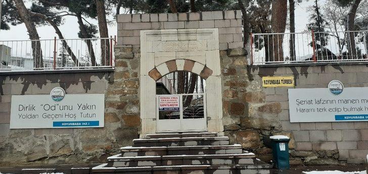 Koyun Baba türbesi ziyarete kapatıldı G3