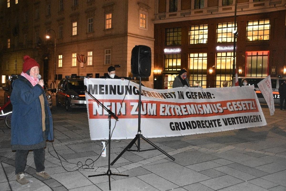 Viyana&rsquo;da ter&ouml;rle m&uuml;cadele yasa tasarısı protesto edildi