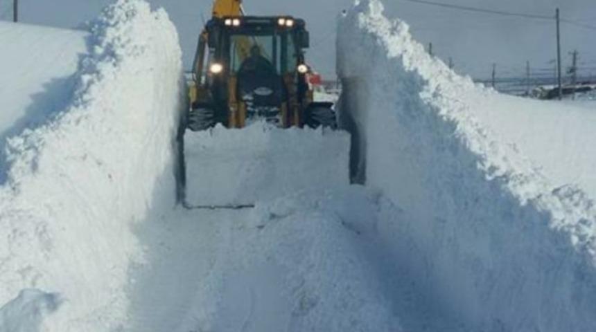 Kağızman’da 4 köy yolu ulaşıma kapalı